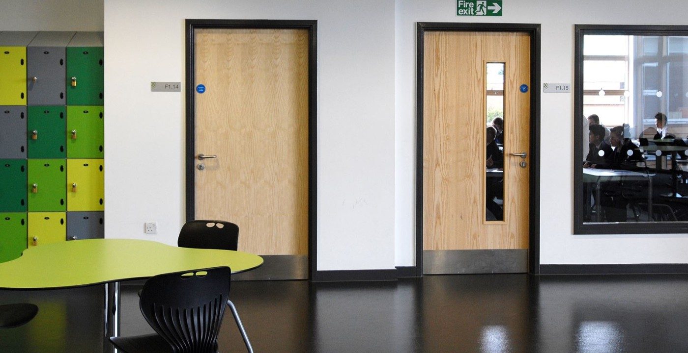 Oxford Academy Single Fire Doors