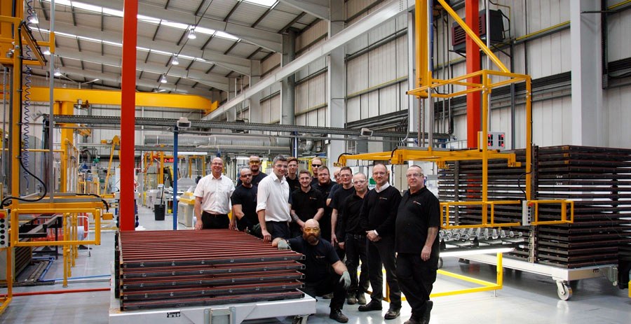 Pyroguard Team Photograph Inside Haydock Warehouse