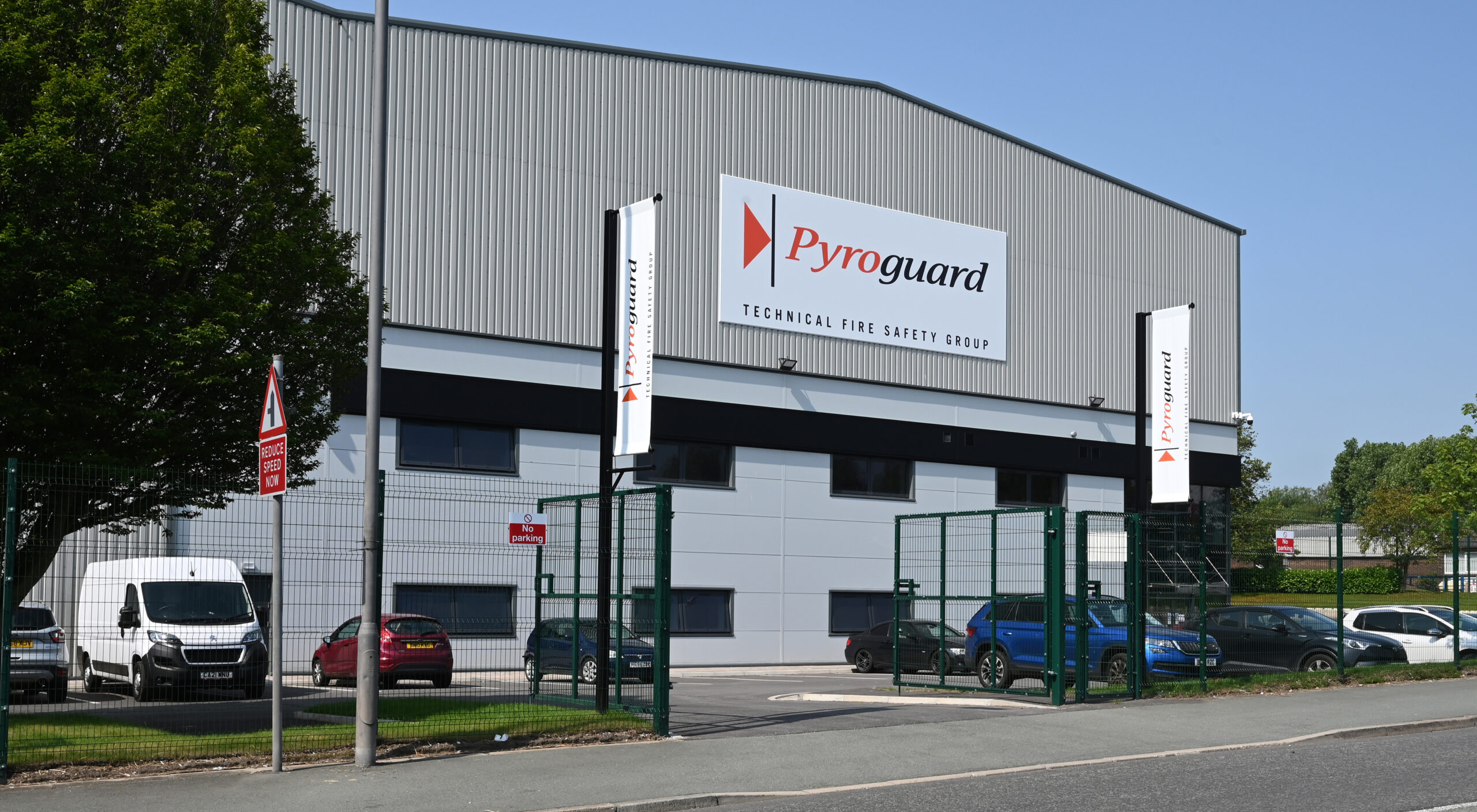 External shot of Pyroguard HQ