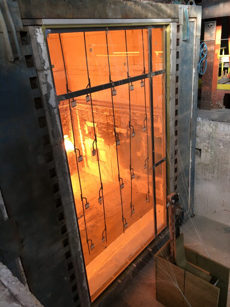 Going behind the scenes of a fire safety glass test