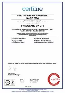 Certifire Certificate - CF5204